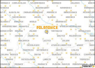 map of Polanowice