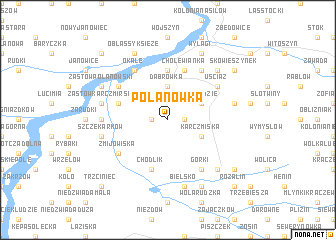 map of Polanówka