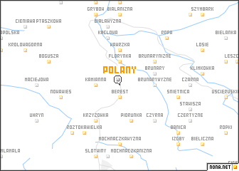 map of Polany