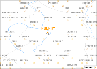 map of Polany