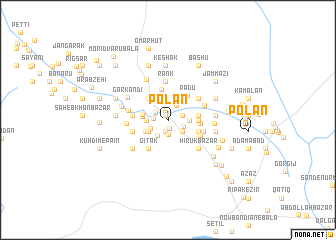 map of Polān