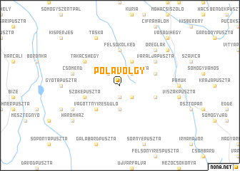 map of Pólavölgy