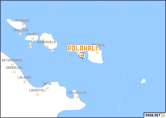 map of Polawali