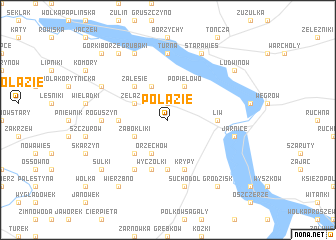 map of Połazie