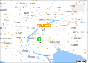 map of Polazzo