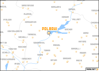 map of Pŏlbawi