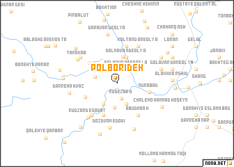 map of Pol Borīdeh