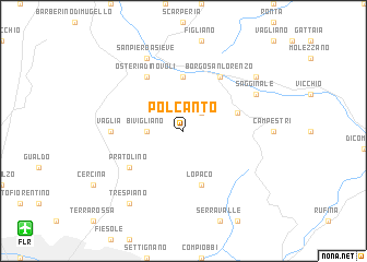 map of Polcanto