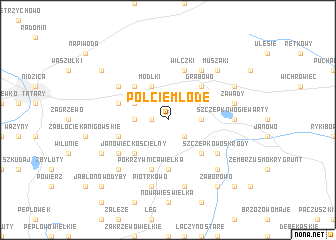 map of Połcie Młode