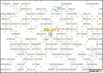 map of Polditz