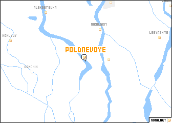 map of Poldnëvoye