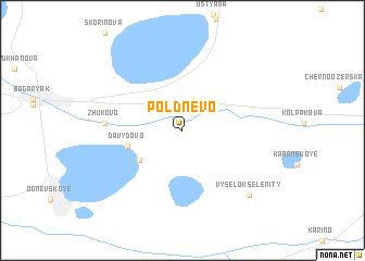 map of Poldnëvo