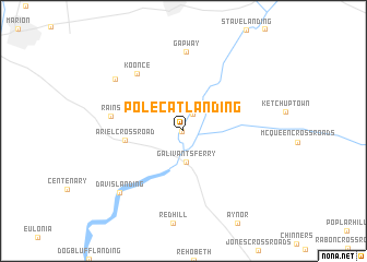 map of Polecat Landing
