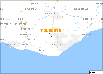 map of Polegate