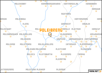 map of Pơlei Breng