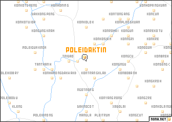 map of Pơlei Dak Tin