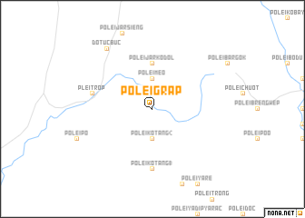 map of Pơlei Grap
