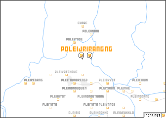 map of Pơlei Jrirang