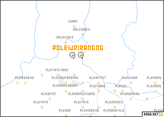 map of Pơlei Jrirang