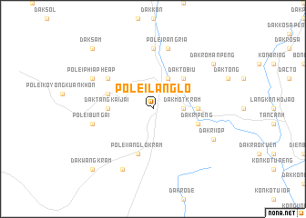 map of Pơlei Lang Lô