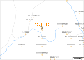 map of Pơlei Meo