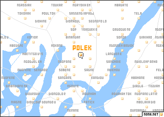 map of Polek