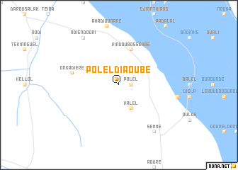 map of Polel Diaoubé