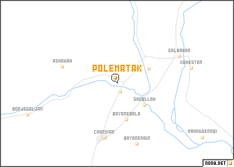 map of Pol-e Matak