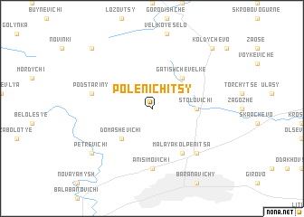 map of Polenichitsy