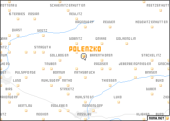 map of Polenzko