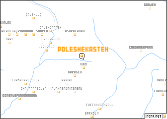 map of Pol-e Shekasteh