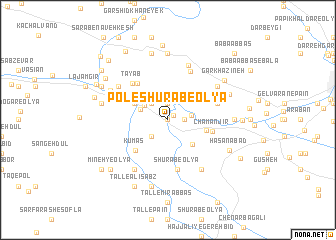 map of Pol-e Shūrāb-e ‘Olyā