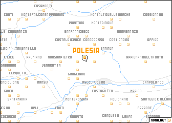 map of Polesia