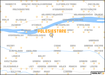 map of Polesie Stare