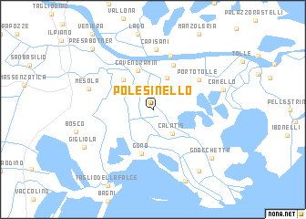 map of Polesinello