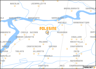 map of Polesine