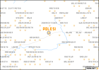 map of Polesí