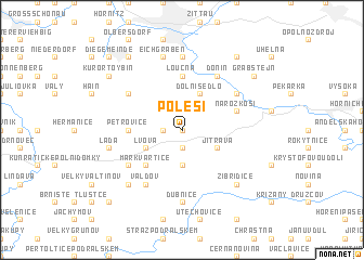map of Polesí