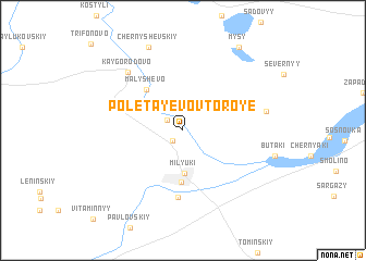 map of Poletayevo Vtoroye