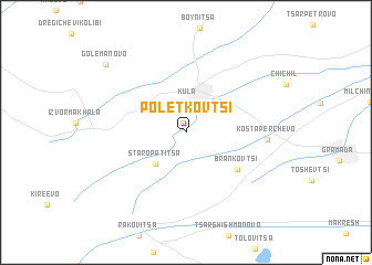 map of Poletkovtsi