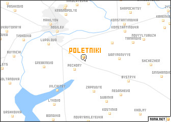 map of Poletniki