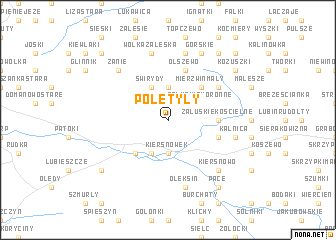 map of Poletyły