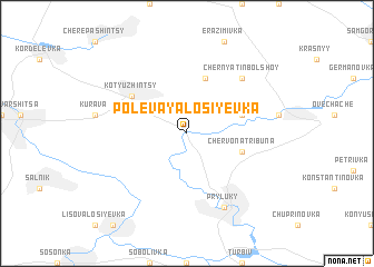 map of Polevaya-Losiyevka