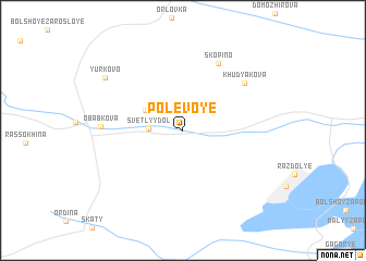 map of Polevoye