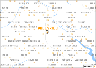 map of Poleyrieu