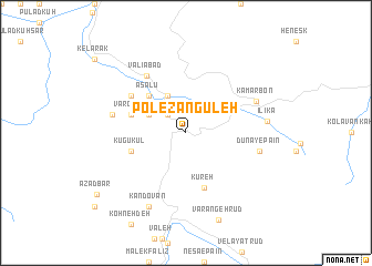 map of Pol-e Zangūleh