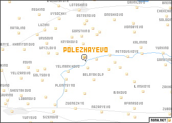 map of Polezhayevo