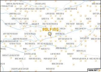 map of Pölfing