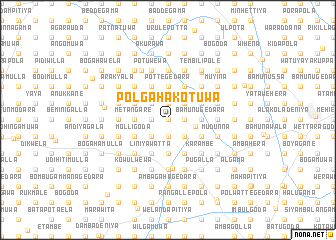 map of Polgahakotuwa