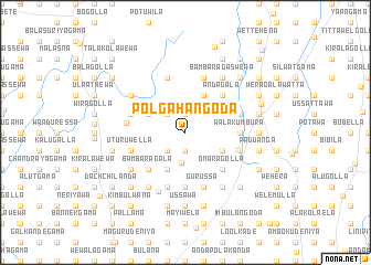 map of Polgahangoda